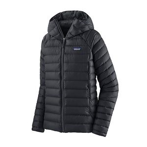 Patagonia Women’s Hooded Down Sweater Black Size Large